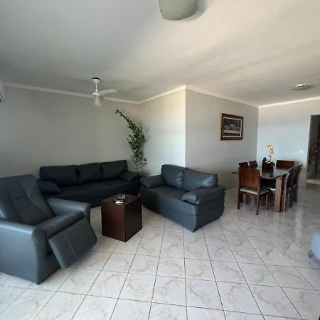 Apartamento Guilhermina De Frente Para O Mar Praia Grande  Bagian luar foto