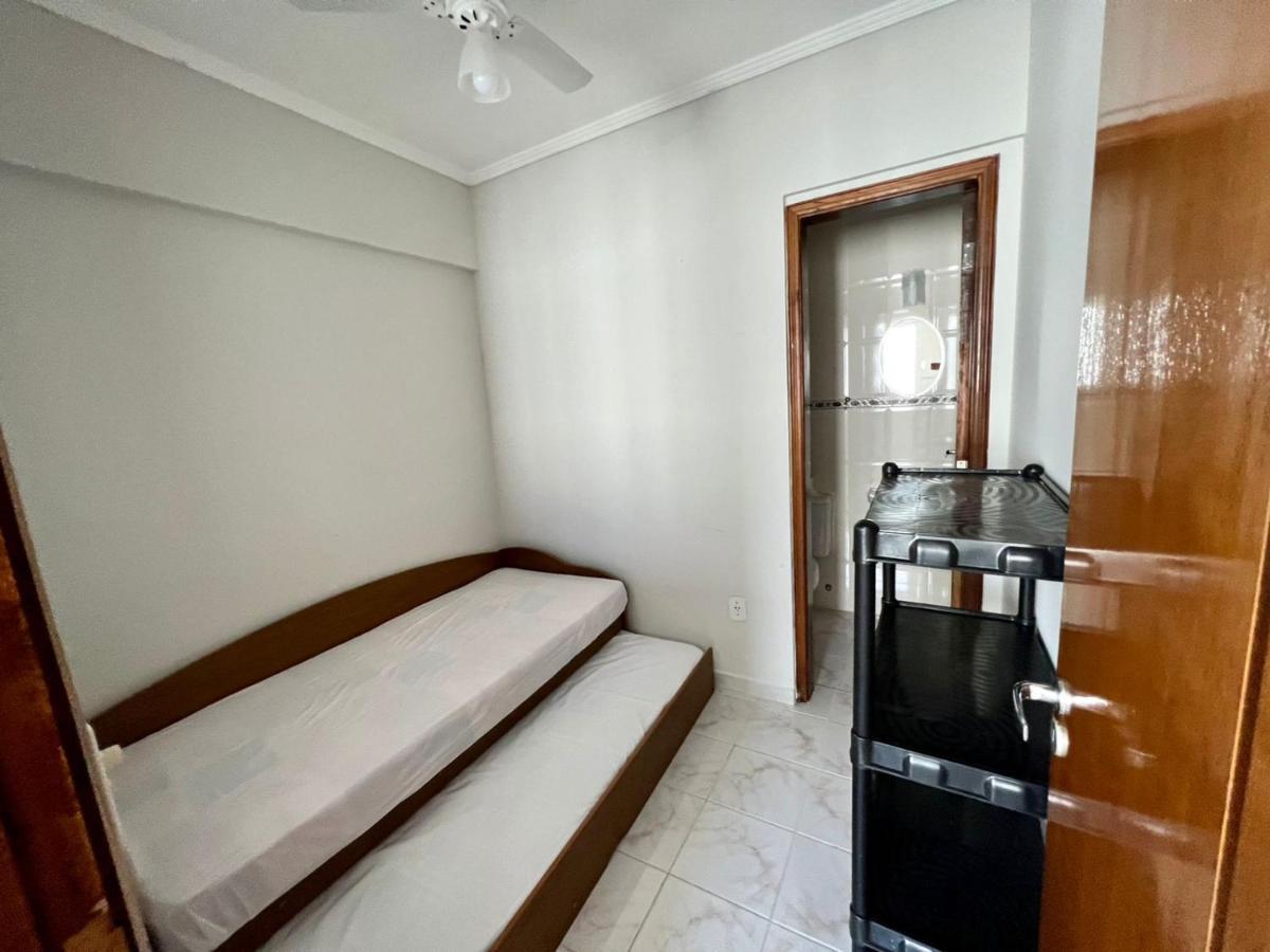 Apartamento Guilhermina De Frente Para O Mar Praia Grande  Bagian luar foto