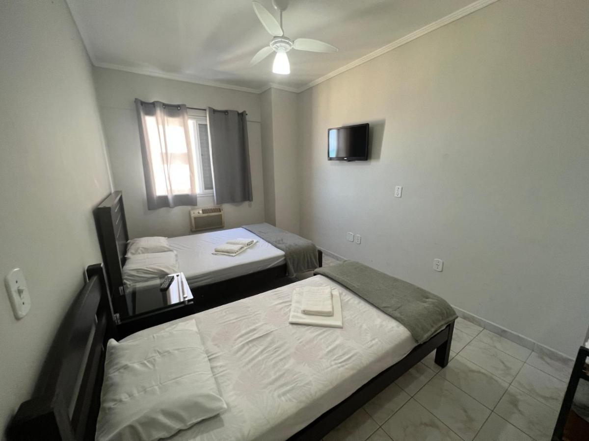 Apartamento Guilhermina De Frente Para O Mar Praia Grande  Bagian luar foto