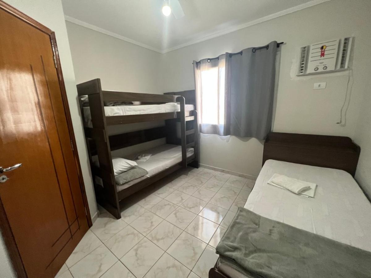 Apartamento Guilhermina De Frente Para O Mar Praia Grande  Bagian luar foto