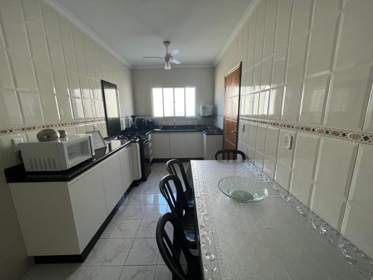 Apartamento Guilhermina De Frente Para O Mar Praia Grande  Bagian luar foto
