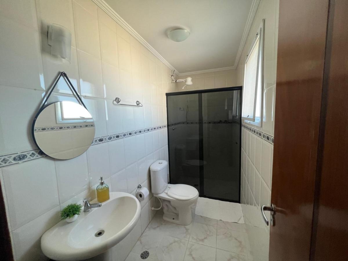 Apartamento Guilhermina De Frente Para O Mar Praia Grande  Bagian luar foto
